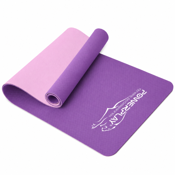 Килимок для йоги та фітнесу PowerPlay 4150 TPE Premium Performance Mat Фіолетовий (183x61x0.6 см.) Кам'янське
