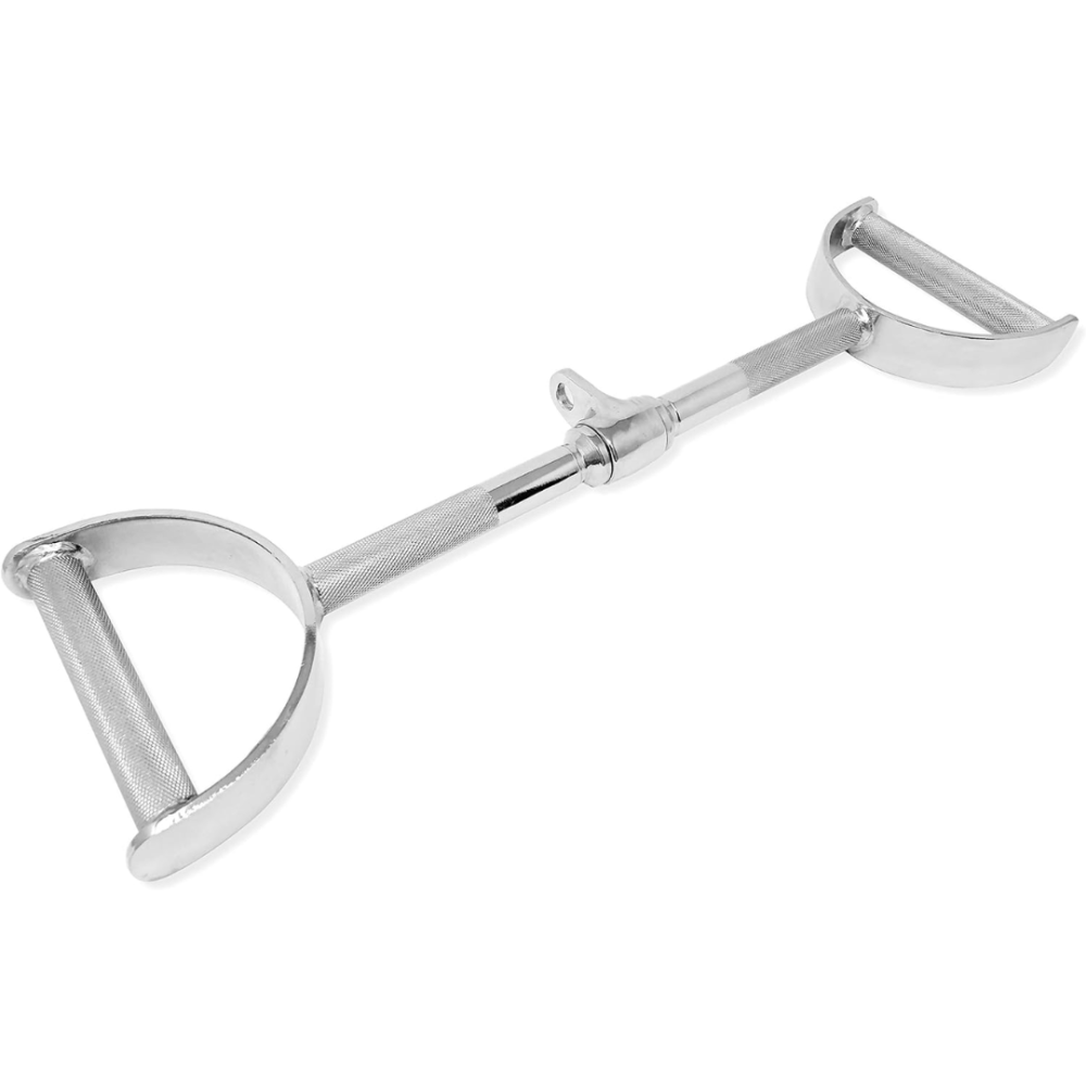 Ручка для верхньої тяги York Fitness 60см з паралельним хватом пряма, хром Киев - изображение 1