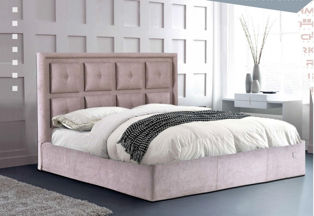 Кровать Windsor VIP 140 х 200 см Мисти Mocco С дополнительной металлической цельносварной рамой Мокко Днепр - изображение 14