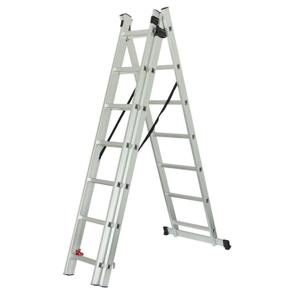 Драбина розкладна універсальна 3×7 щаблів 4.25 м SIGMA (5032314) Київ - фото 6