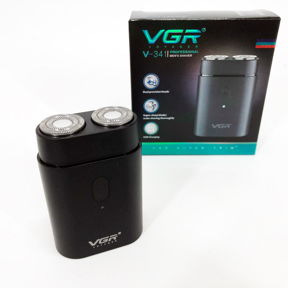 Профессиональная электробритва для дома VGR, Компактная электробритва мужская, Бритвы электрические BR-37 Львов - изображение 12