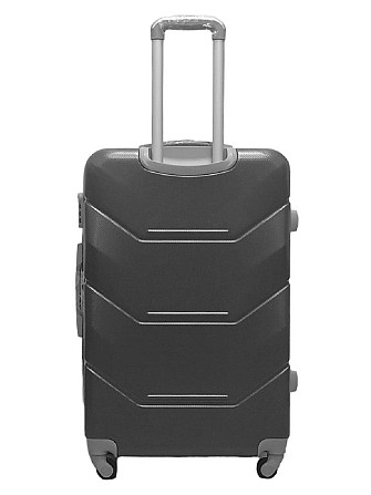Чемодан пластиковый MILANO BAG 147 большой 75 см графит Киев - изображение 3