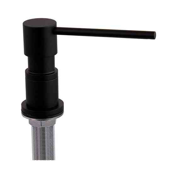 Дозатор для мийного засобу врізний Koer SDB-01-05 300 мл (колір чорний) (KR5626) Київ