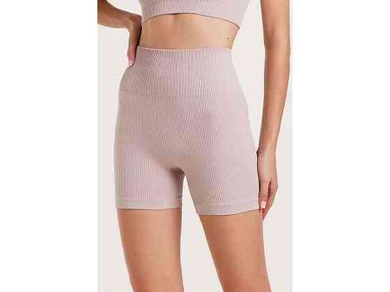 Велосипедки жіночі з мікрофібри в рубчик короткі SHORTS RIB SHAPE Push-Up burnished lilac р.L-XL пиловий Київ