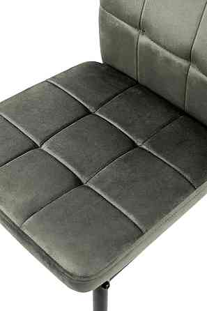 Стілець Айс, чорний/велюр попелястий Київ