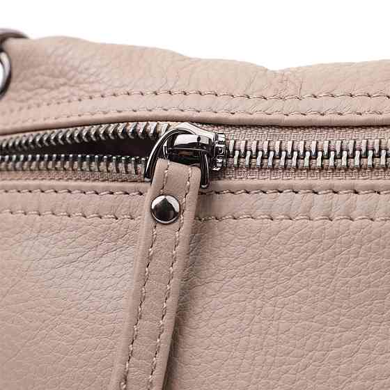 Стильная женская сумка на плечо из натуральной кожи Vintage 23005 Серый Киев