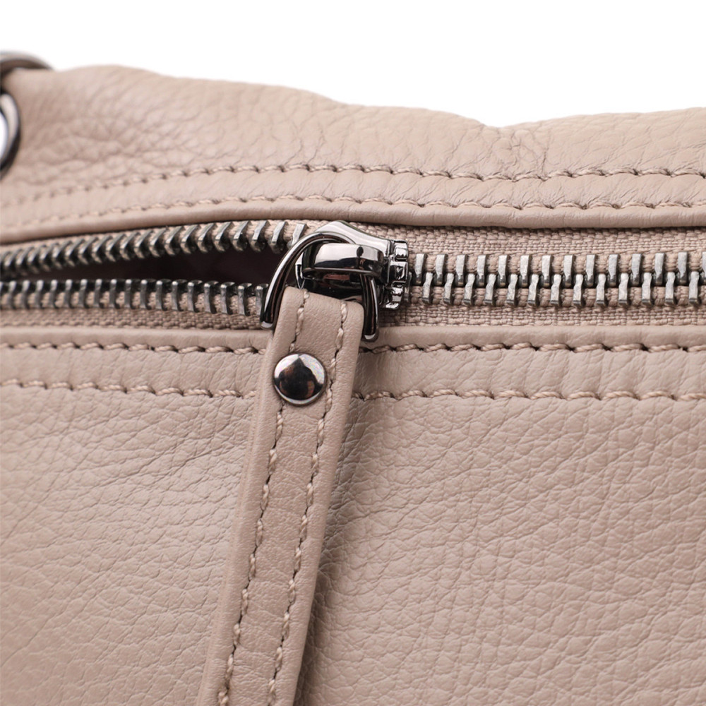 Стильная женская сумка на плечо из натуральной кожи Vintage 23005 Серый Киев - изображение 6