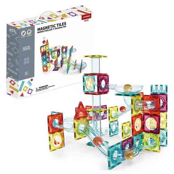 Конструктор магнитный лабиринт разноцветный на 95 деталей Каменец-Подольский