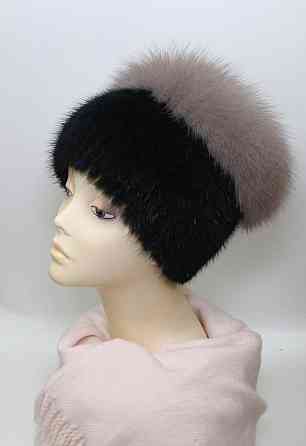 Шапка меховая женская кубанка Кимберли Черный Харьков