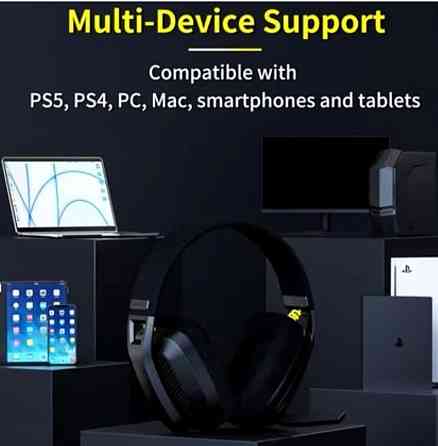 Бездротові ігрові навушники BINNUNE BW06 Black White нові‼️ Харків