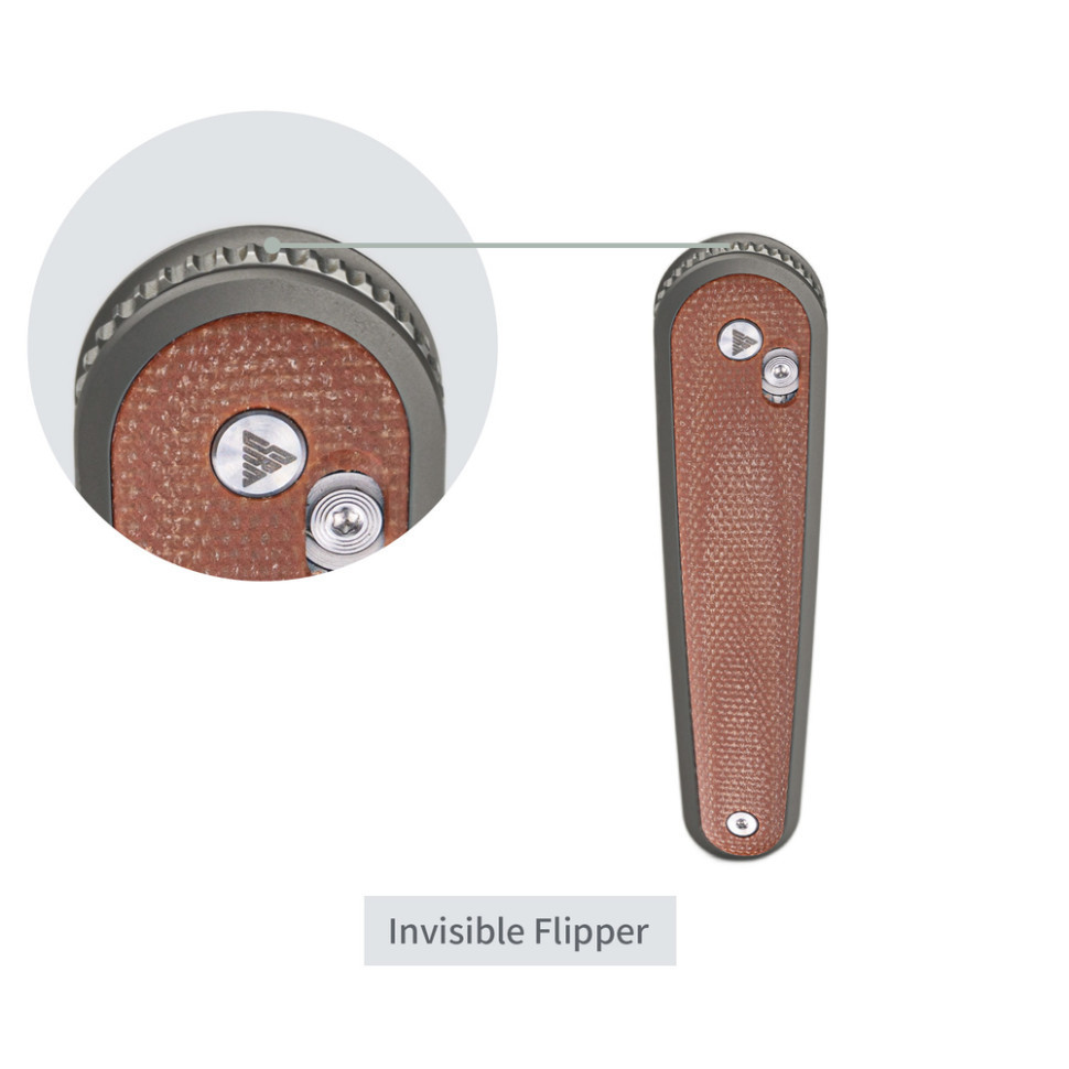 Нож складной SRM Twin 251MB-MN, коричневый Киев - изображение 8