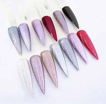 Гель лак кошачий глаз хрустальная кошка №13 Saga Cat Shine Silver 8ml Киев - изображение 5