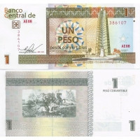 Куба 1 песо 2013 UNC Полтава - фото 1