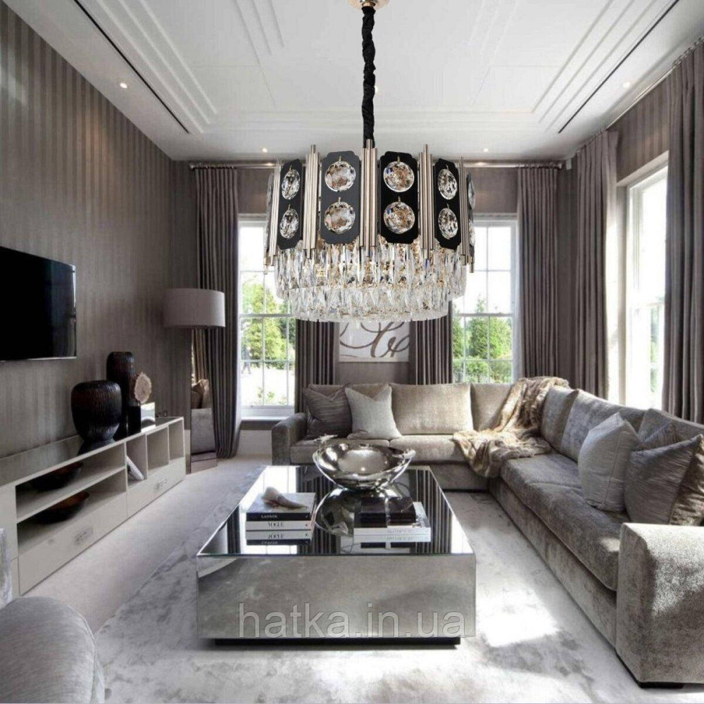 Люстра кришталева Sirius 19312-12 на 12 лампочок Київ - фото 4