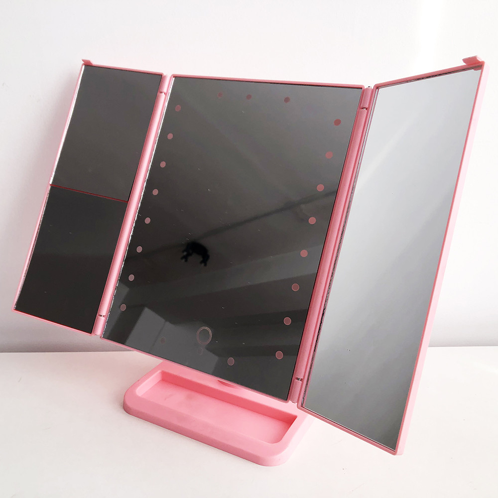 Дзеркало для макіяжу зі збільшенням Дзеркало косметичне з підсвічуванням Cosmetie Mirror BU-35 Львів - фото 1