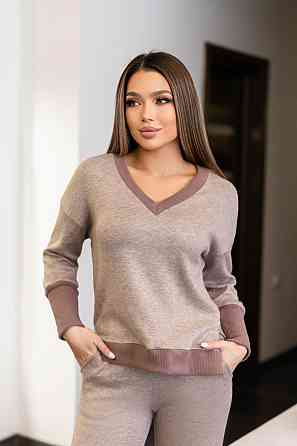 Прогуляковий жіночий костюм із ангори "Season"| Норма і батал Мокко, 46-48 Київ