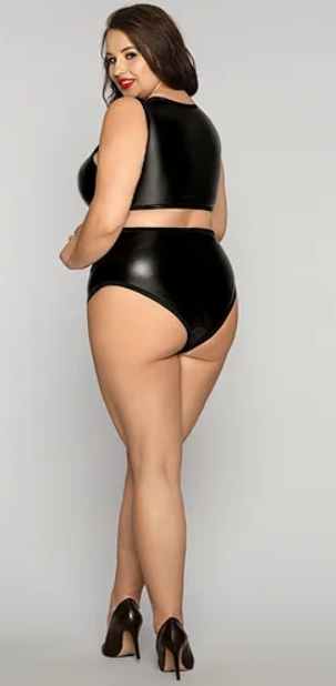 Эротик боди БДСМ с переплетами спереди XL/XXL Sex Aura Киев - изображение 2