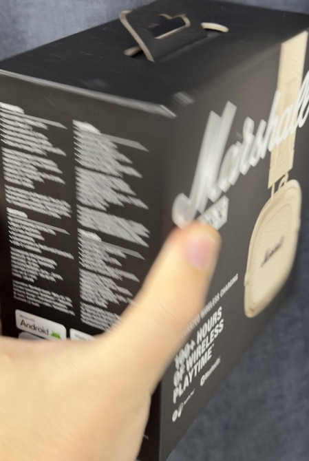 Наушники Marshall Major 5 CREAM Original Киев - изображение 1