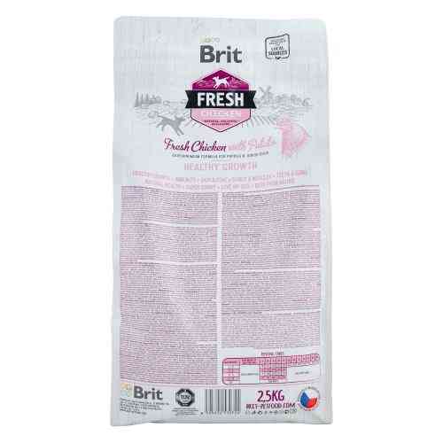 Корм сухий Brit Fresh Chicken/Potato Puppy для цуценят та молодих собак всіх порід з куркою та картоплею 2,5 кг Київ