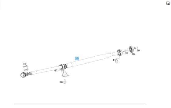 Mercedes-Benz  A1764100100 Кардан у зборі CLA Shooting Brake X117 CLA C117 GLA X156 A-class W176 B-class W246 Одеса