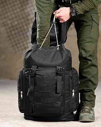 Рюкзак тактичний та туристичний 70л VA чорний ВТ6925 Одеса