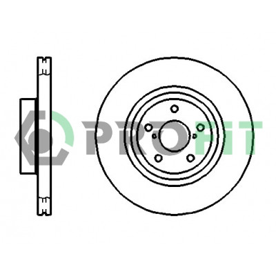 Гальмівний диск Profit 5010-1175 Вінниця - фото 1