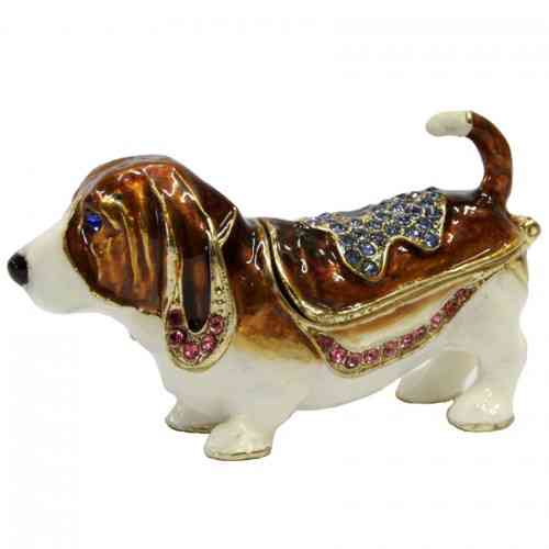 Скринька для біжутерії зі стразами Собака Київ