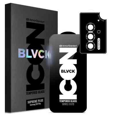 Скло захисне Armorstandart Supreme Plus Black Icon Samsung S25 Plus (ARM85454) Вінниця