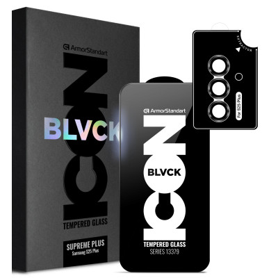 Скло захисне Armorstandart Supreme Plus Black Icon Samsung S25 Plus (ARM85454) Вінниця - фото 1
