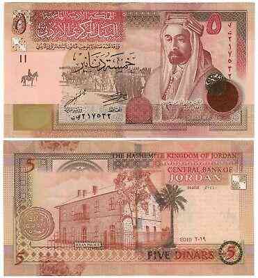 Иордания / Jordan 5 Dinars 2019 Pick 35i UNC Полтава