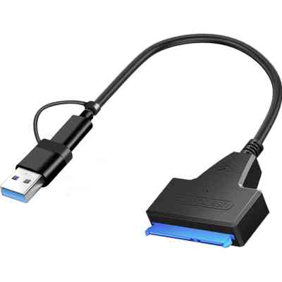 Адаптер USB3.0 Type-A/C HDD 2,5&quot; SATA II/III / SSD Dynamode (DM-AD-SATA-U3) Вінниця