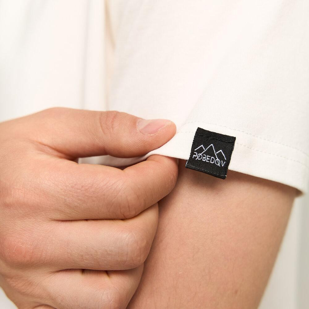 Мужская футболка молочная Pobedov Peremoga Киев - изображение 6