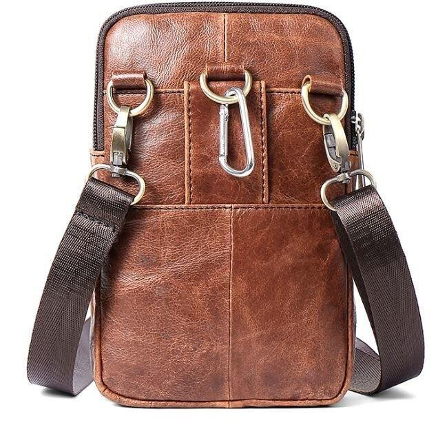 Сумка мужская Vintage 14724 Коричневая Киев - изображение 8