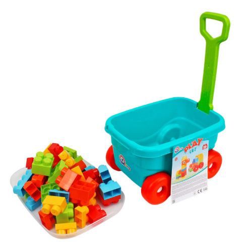 Іграшка "Конструктор у візку ТехноК", арт. 1393 Житомир