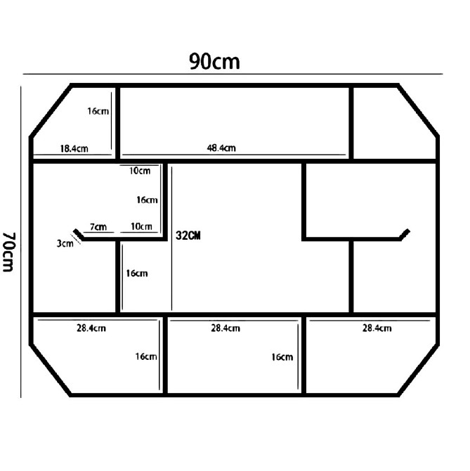 Полиця для чашок "Стантія 90" мускат Миколаїв - фото 2