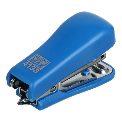 Степлер Buromax пластиковый МИНИ, 10 листов, (скобы №10), 58 х 22 х 32 мм, синий (BM.4133-02) Винница - изображение 2