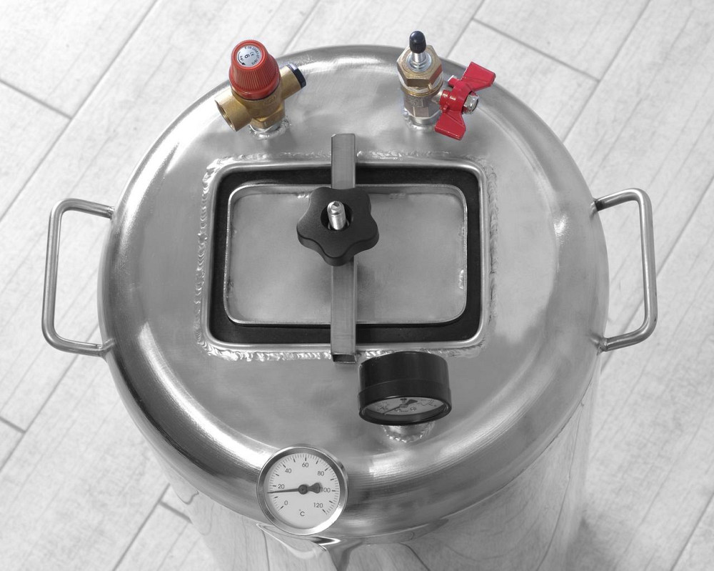 Автоклав бытовой Гуд-24 на 24 банки, нержавеющая сталь, домашний для консервирования Киев - изображение 3