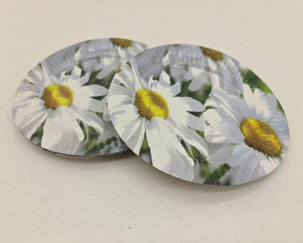 Бумажная тарелка с рисунком  18см