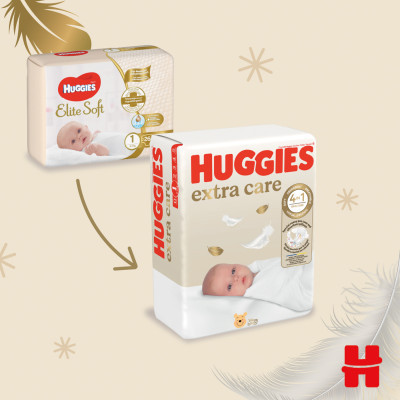Підгузки Huggies Extra Care 2 (3-6 кг) M-Pack 164 шт (5029054234778_5029053549637) Вінниця - фото 10