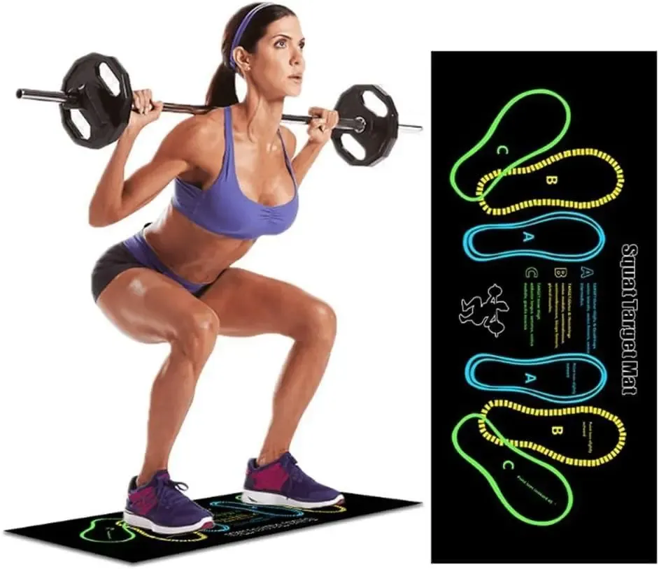 Коврик для упражнений Clefairy идеально подходит для приседаний с направляющей для стоп Коломия - фото 1