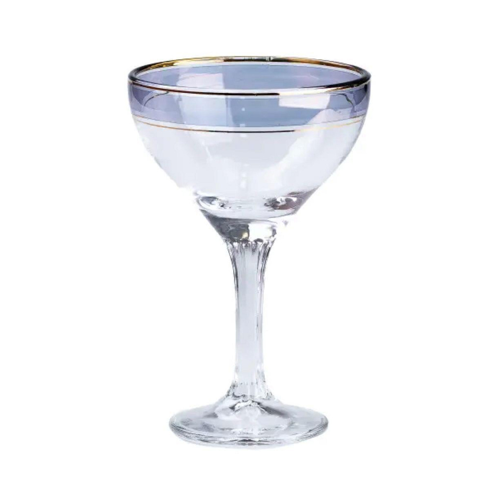 Набір келихів для коктейлів 2 штуки по 290 мл, сині HP545 Київ - фото 3