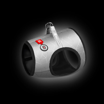 Шлея для собак WAUDOG Clothes з QR-паспортом ХS3 сіра (2928) Вінниця - фото 4