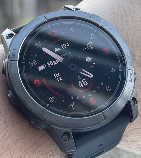 Смарт -Часы Garmin EPIX PRO GEN 2, Saphire Carbor Grey DLC Titanium, чорні Київ - фото 2