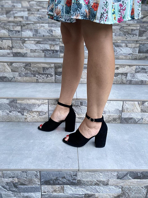 Stepter Босоніжки жіночі STEPTER 6420 чорні (літо, замша натуральна) (3788) Коломыя - изображение 8