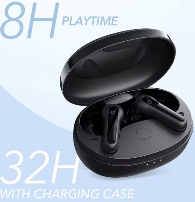 Навушники TWS Anker Life P2 Mini / P20i Black / White A3944 Київ - фото 2