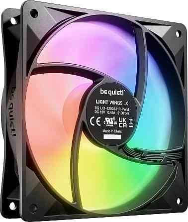 Вентилятор be quiet! Light Wings LX 120mm PWM High-Speed Black (BL123) ( 26528 ) Харьков