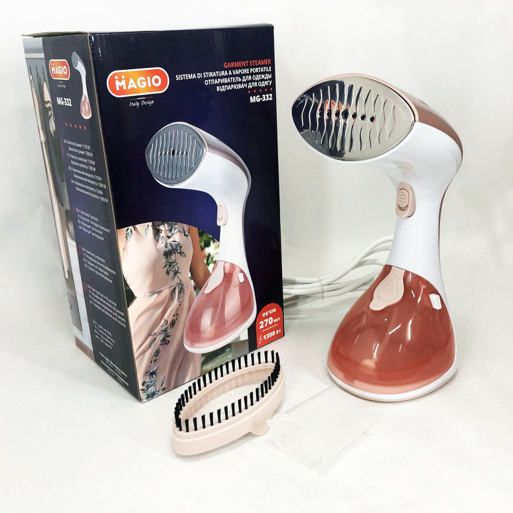 Відпарювач з насадками для різних тканин, Ручний парогенератор для прасування, Ручний паровідпарювач IG-63 Львів - фото 5