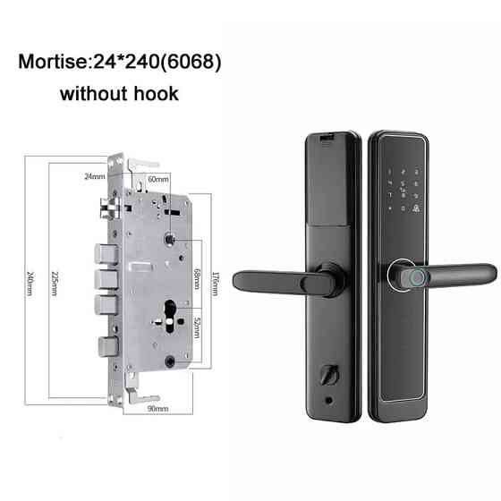 Умный дверной замок кодовый, Wi-Fi с отпечатком пальца и ключ-картой,KHS-K15 Каменец-Подольский