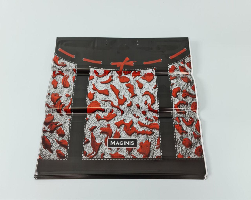 Полиэтиленовый пакет (40х40) с пластиковой ручкой