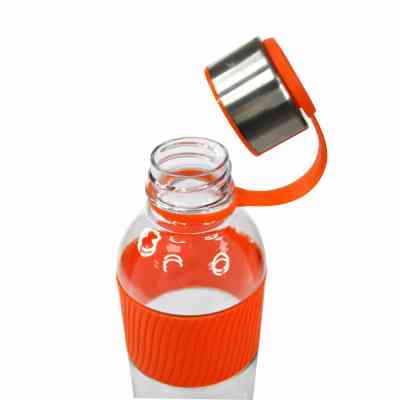 Пляшка для води Line Art Limpid 850 мл помаранчевий (20222LA-06) Вінниця